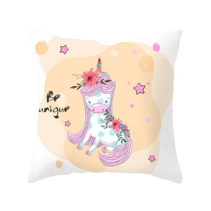 einhorn glitzer kissen