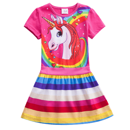 Mehrfarbiger Einhorn-Rock Kawaii