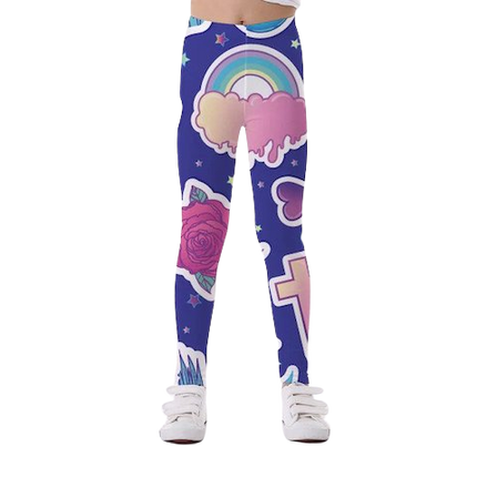 Regenbogen Einhorn Leggings