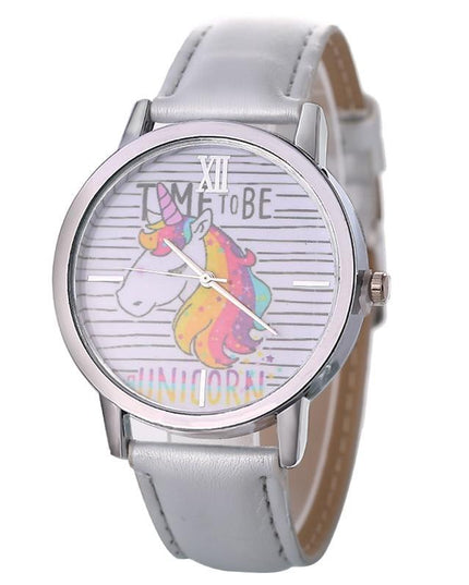 Einhorn Uhr Regenbogen