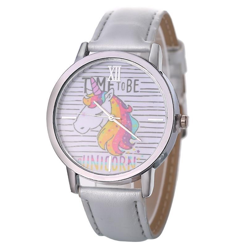 Einhorn Uhr Regenbogen