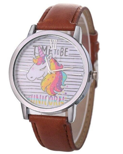 Einhorn Uhr Regenbogen