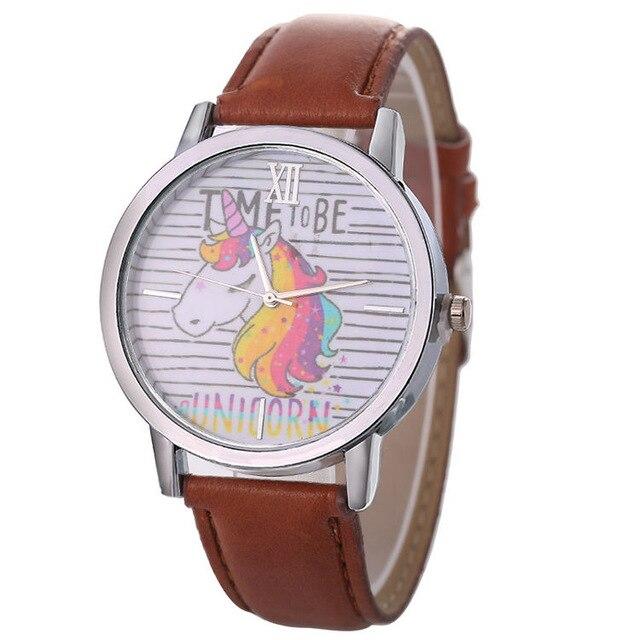 Einhorn Uhr Regenbogen