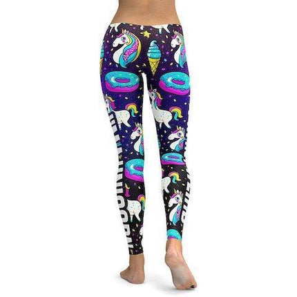 Einhorn Legging Bauchfreie