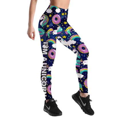 Einhorn Legging Bauchfreie