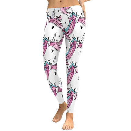 Einhorn-Legging-Hose Frauen Kawaii