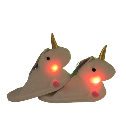 LED Einhorn Pantoffeln