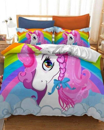 Regenbogen Zimmer Bett Set