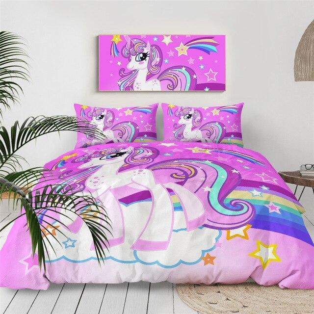 Barbie Einhorn Bett Set