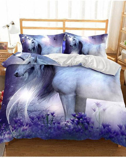 Himmlisches Einhorn-Bett-Set