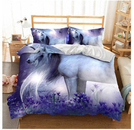 Himmlisches Einhorn-Bett-Set