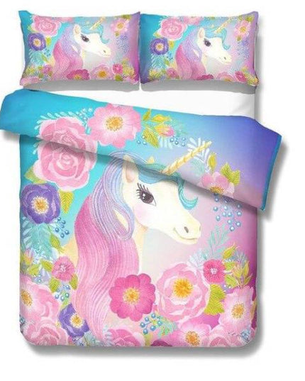 Einhorn Bettset Mädchenzimmer