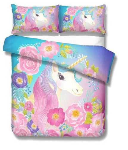 Einhorn Bettset Mädchenzimmer