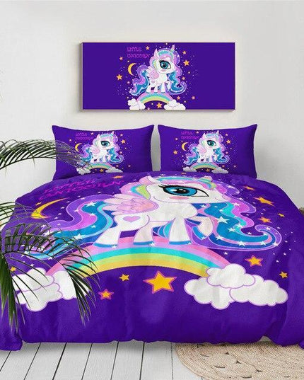 Einhorn Bettwäsche Wolke Galaxie