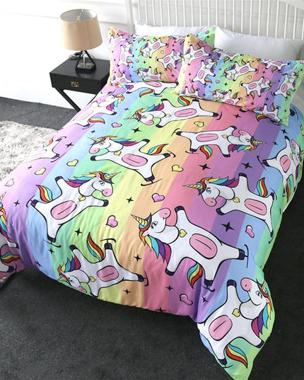 Einhorn Bettwäsche Happy