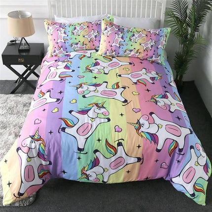 Einhorn Bettwäsche Happy