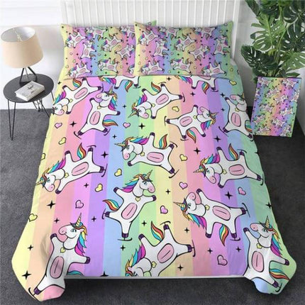 Einhorn Nacht Bett Set