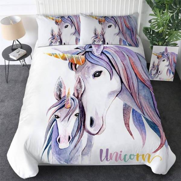 Einhorn Bett Set Malerei