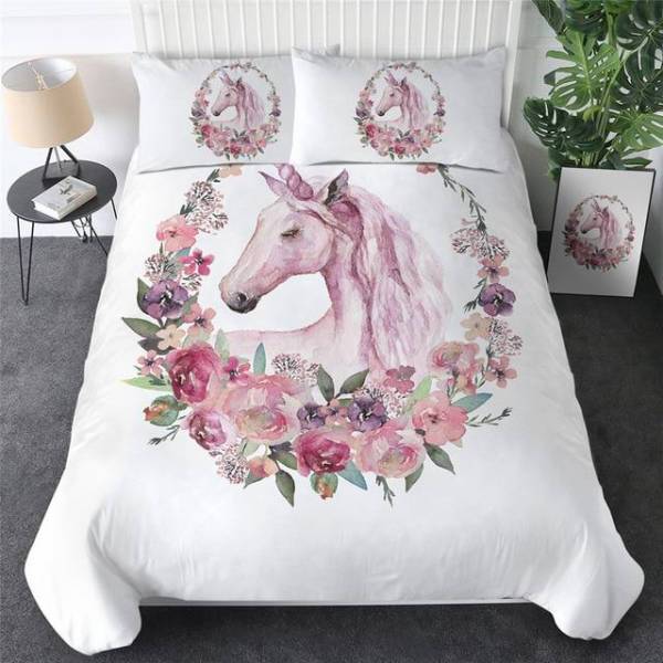 Prinzessin Einhorn Bett Set