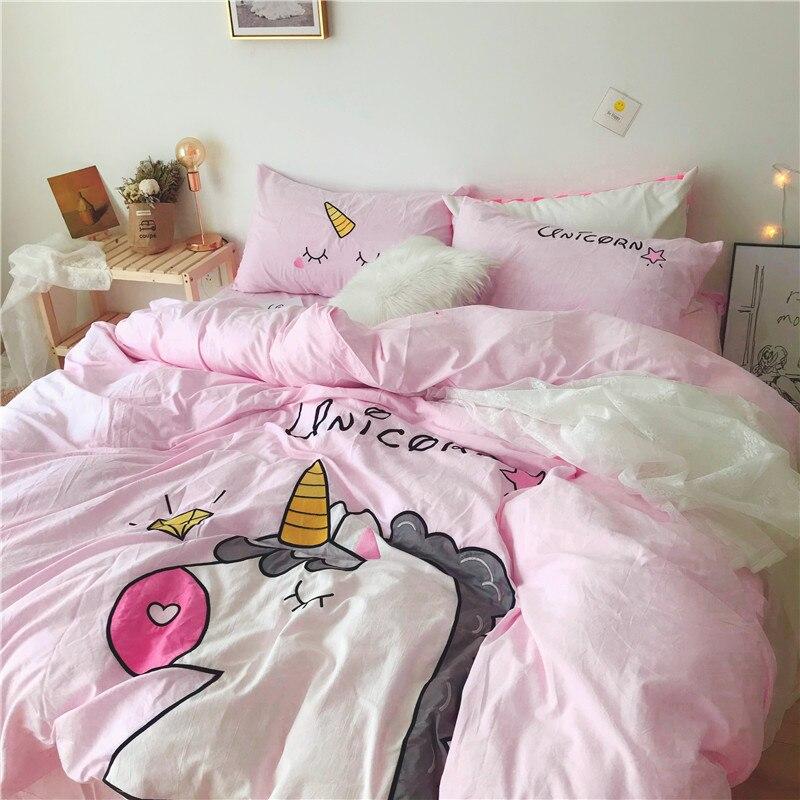 Einhorn Fantasy Traum Bett Set