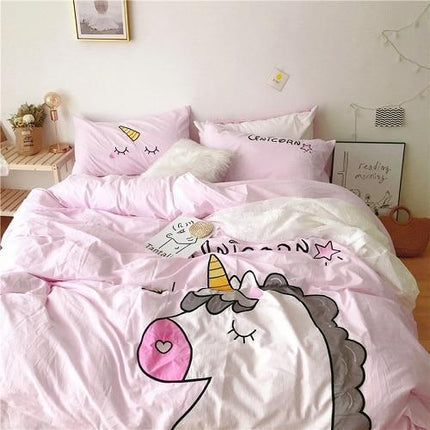 Einhorn Fantasy Traum Bett Set