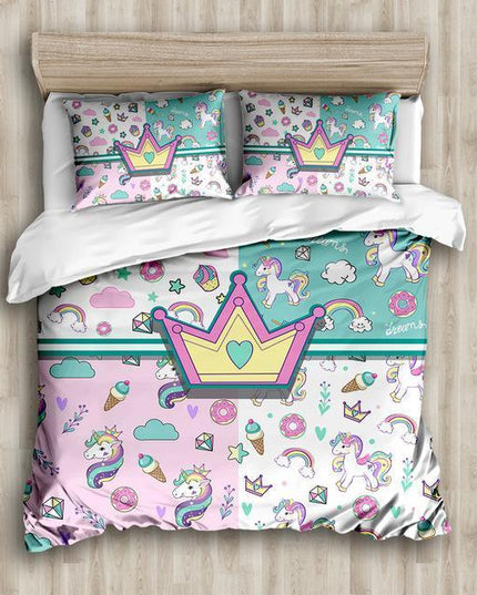 Einhorn Stil Bett Set