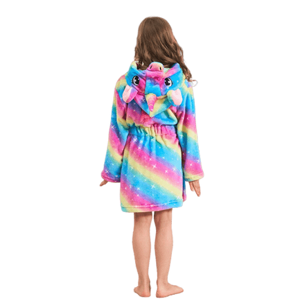 Einhorn Regenbogen Bademantel
