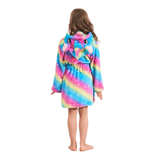 Einhorn Regenbogen Bademantel