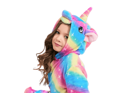 Einhorn Regenbogen Bademantel