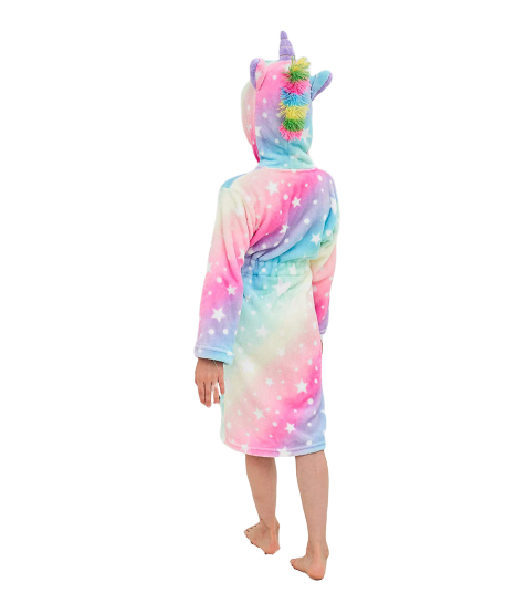 Einhorn Mädchen Bademantel