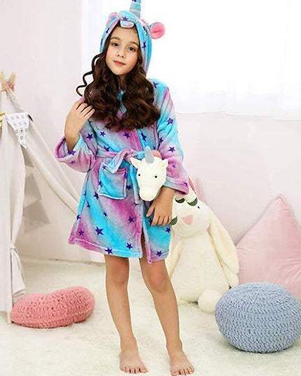 Einhorn Kawaii Bademantel