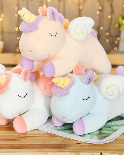 Weißes Einhorn Plüsch