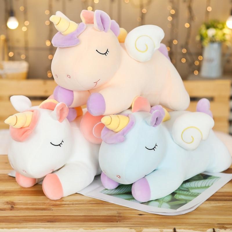 Weißes Einhorn Plüsch