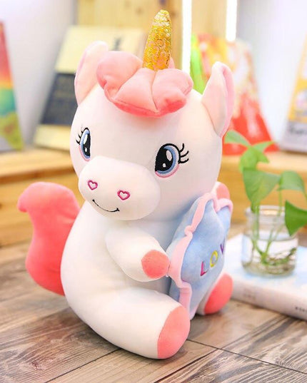 Einhorn Herz Plüsch