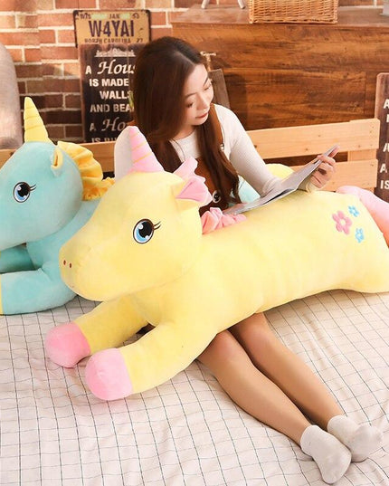 Gelbes Einhorn Plüsch