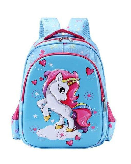 Kleine Einhorn Schulranzen Kawaii Blau