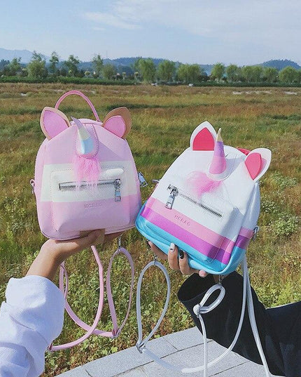 Rosa Einhorn Kleiner Rucksack