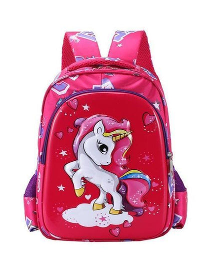 Roter Einhorn-Rucksack klein