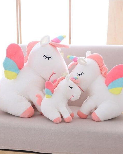 Mehrfarbig Einhorn Plüsch
