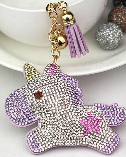 Einhorn Schlüsselanhänger Multicolor