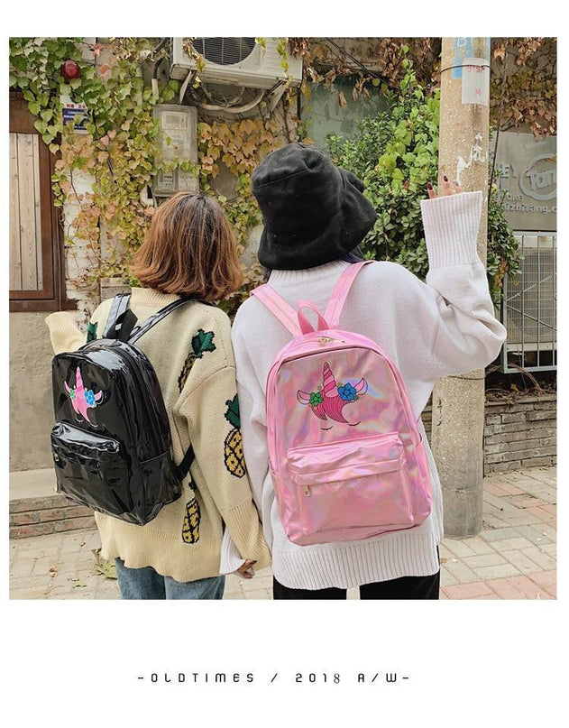Glitzer-Einhorn-Rucksack
