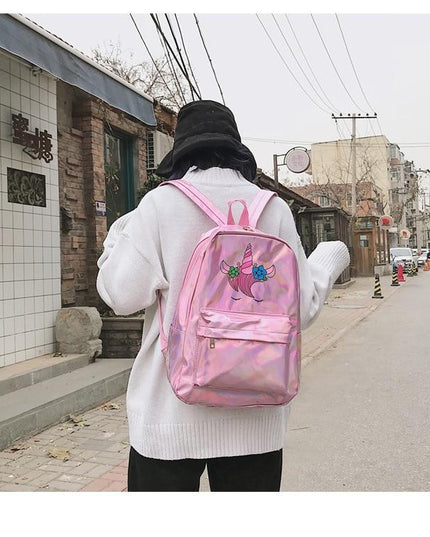 Strahlender Einhorn-Rucksack