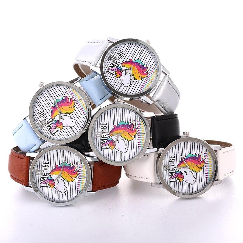 Einhorn Uhr Regenbogen