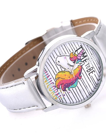 Einhorn Uhr Regenbogen