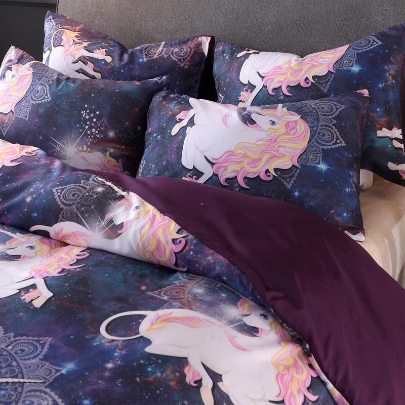 Einhorn Traum Bett Set