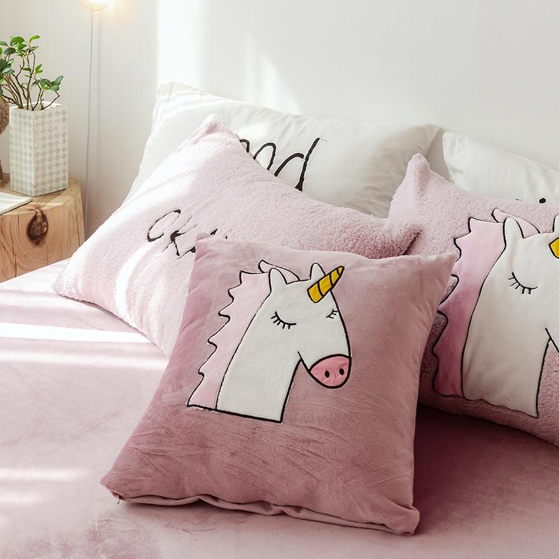 Einhorn Bettwäsche Fleece