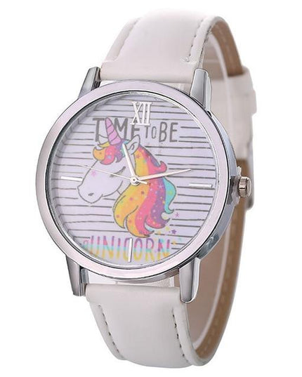 Einhorn Uhr Regenbogen