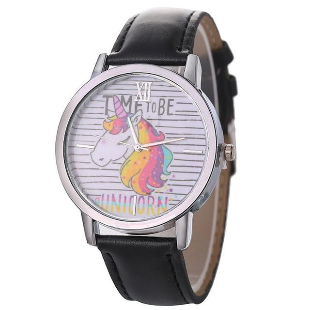 Einhorn Uhr Regenbogen