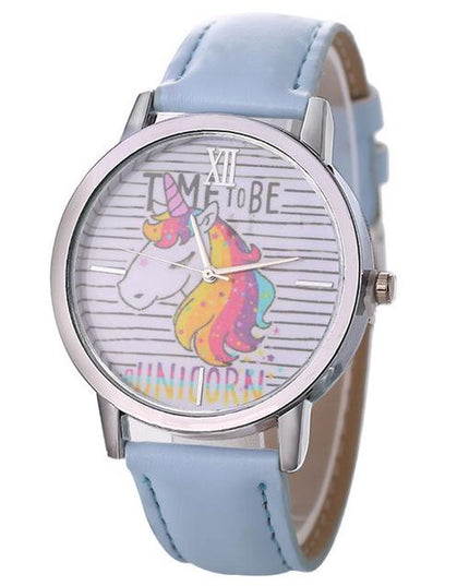 Einhorn Uhr Regenbogen
