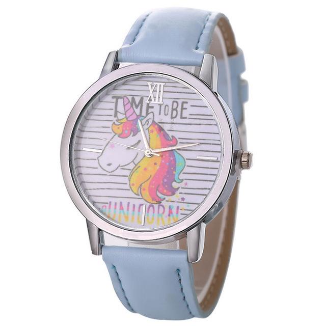 Einhorn Uhr Regenbogen